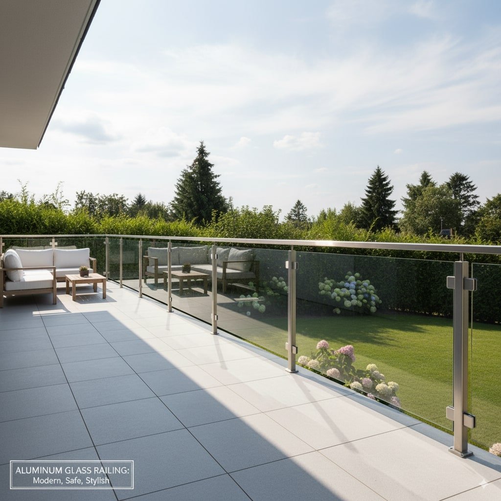 Aluminum Glass Railing